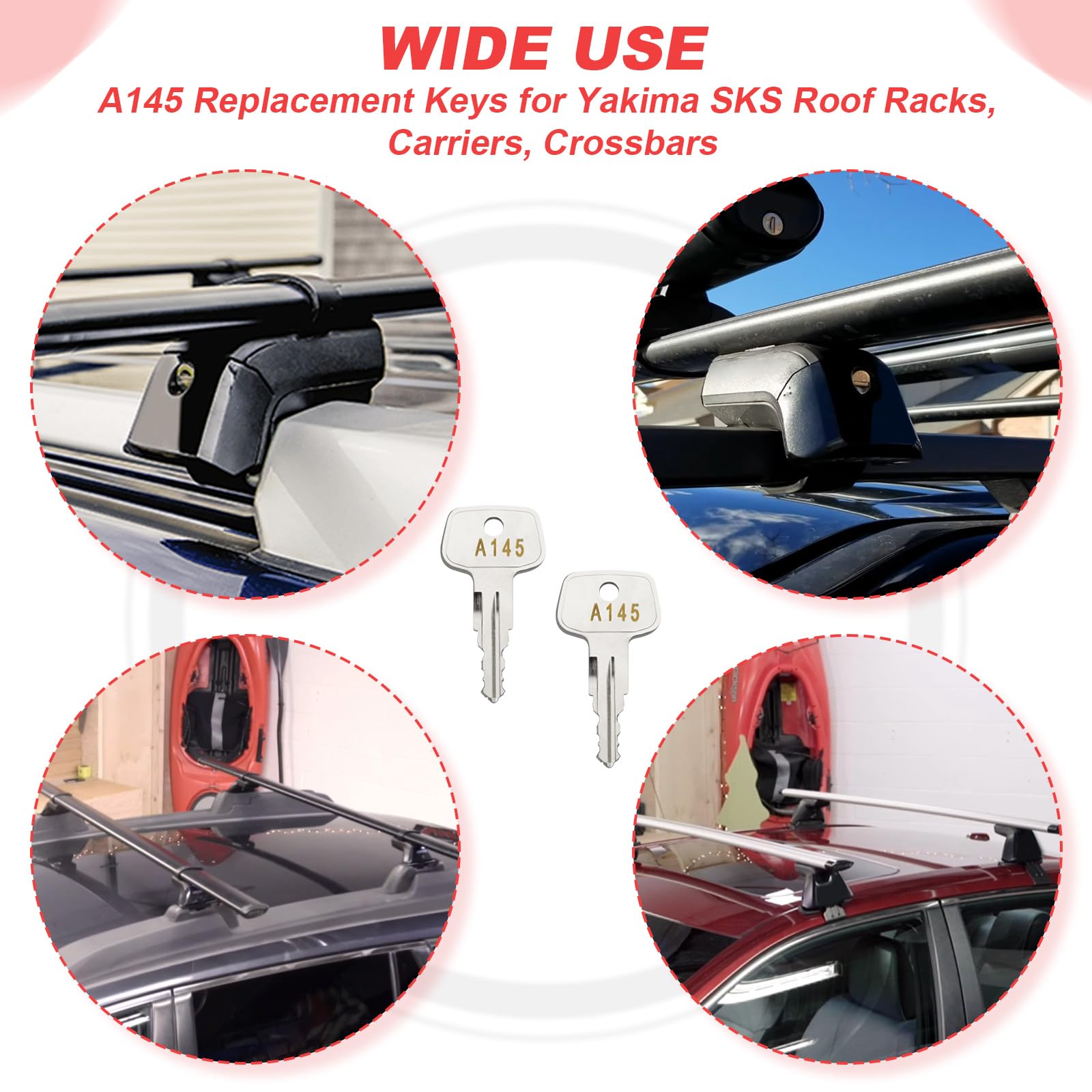 Amazon.com: A145 SKS roof Rack Key,Replacement Keys for Yakima SKS